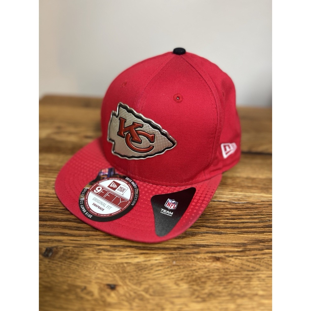Kansas City Chiefs SnapBack Hat 2015 Draft Collection New Era 9Fifty NFL KC